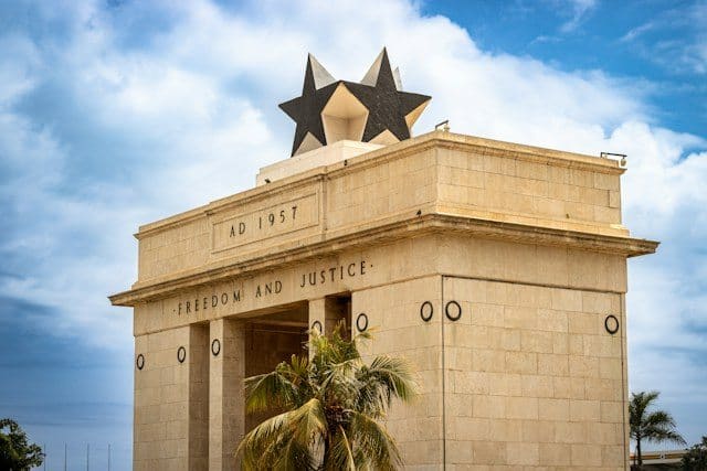 View of Ghana
